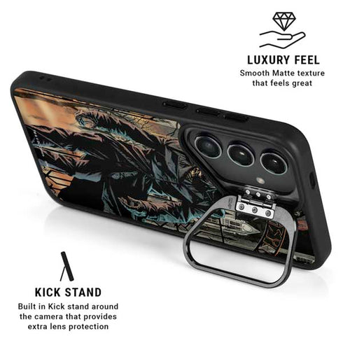 DC Comics The Joker Walking Dark Grounds Comic Art By Lee Bermejo Galaxy S25 Kickstand Case